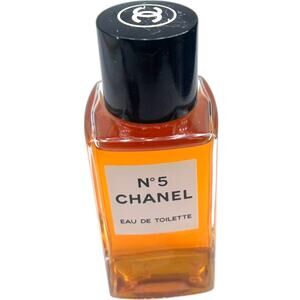 Vintage bottle Chanel No. 5 Eau de Toilette 3.4 fl oz pre 1980's Perfume Spray